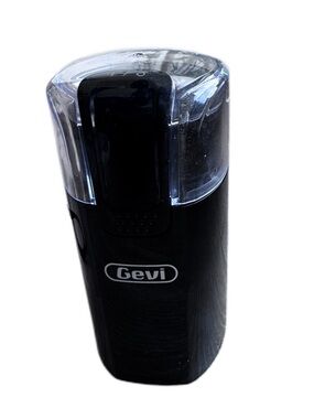 Black Electric Gevi Coffee Grinder - Compact Blade Grinder